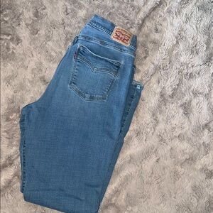Levi's Blue Boyfriend Jeans Classic Style
